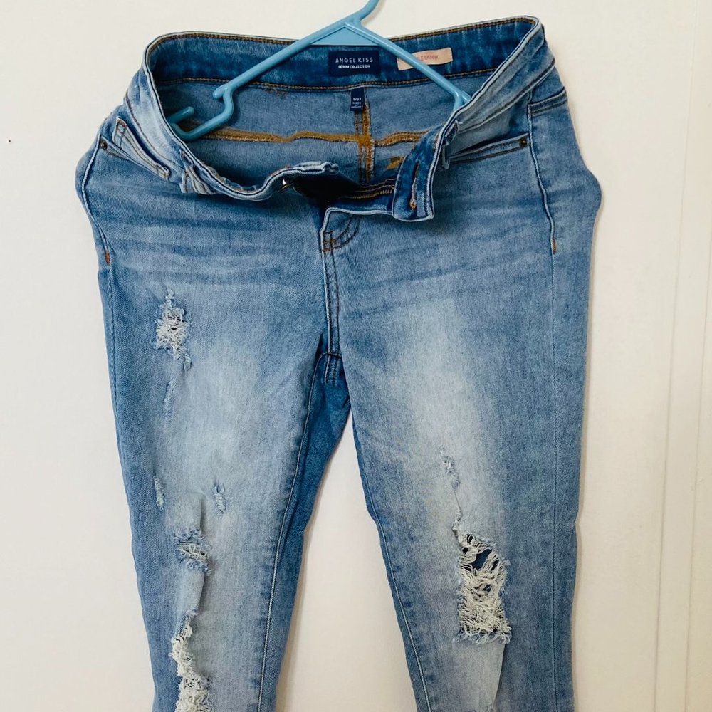 Woman Blue Jean Size 27 Pre Owned